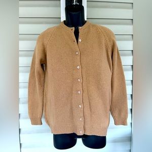 Vintage TAILTEANN Cardigan Sweater 100% Lambs Wool Made in Ireland Sz M?